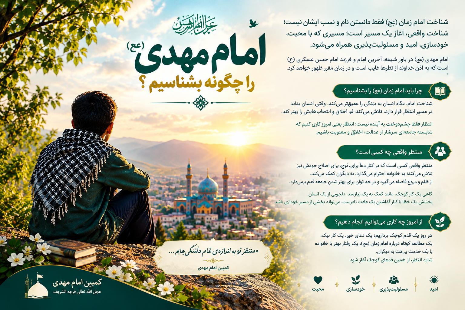 یک قدم برای امام زمان(عج)؛ از خودمان شروع کنیم